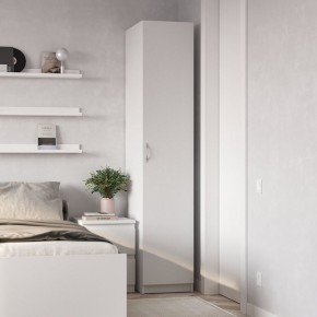 Шкаф ПЕГАС однодверный, цвет белый в Лесном - lesnoy.mebel24.online | фото 4