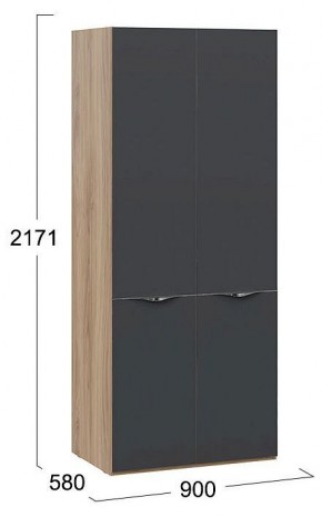 Шкаф платяной Глосс СМ-319.07.211 в Лесном - lesnoy.mebel24.online | фото 4