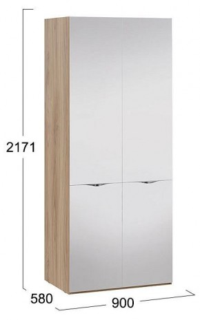 Шкаф платяной Глосс СМ-319.07.212 в Лесном - lesnoy.mebel24.online | фото 3