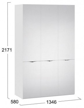 Шкаф платяной Глосс СМ-319.07.433 в Лесном - lesnoy.mebel24.online | фото 4