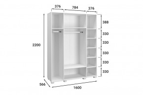 Шкаф платяной Монблан МБ-25К в Лесном - lesnoy.mebel24.online | фото 9