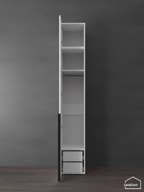 Шкаф с антресолью Linnea MHR-1A-3 2450х400х510 (Белый-М 11.1.2) в Лесном - lesnoy.mebel24.online | фото 5