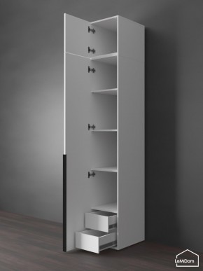 Шкаф с антресолью Linnea MHR-1A-4 2450х400х510 (Белый-М 11.1.1) в Лесном - lesnoy.mebel24.online | фото 5