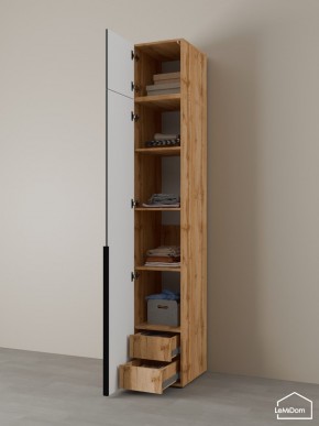 Шкаф с антресолью Linnea MHR-1A-4 2450х400х510 (ДВ-М 11.1.25) в Лесном - lesnoy.mebel24.online | фото 5