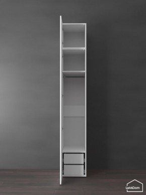 Шкаф с антресолью Linnea MHR-1POA-3 2450х400х510 (Белый-М 11.1.2) в Лесном - lesnoy.mebel24.online | фото 5