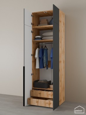 Шкаф с антресолью Linnea MHR-2A-3 2450х800х510 (ДВ-М 11.1.25) в Лесном - lesnoy.mebel24.online | фото 5