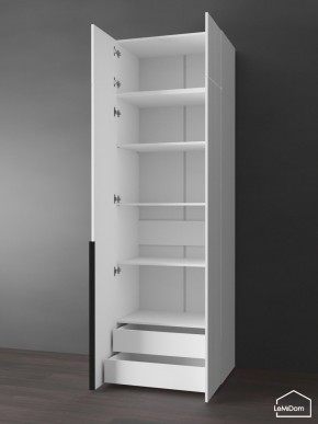 Шкаф с антресолью Linnea MHR-2A-4 2450х800х510 (Белый-М 11.1.2) в Лесном - lesnoy.mebel24.online | фото 5