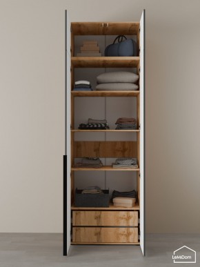 Шкаф с антресолью Linnea MHR-2A-4 2450х800х510 (ДВ-М 11.1.25) в Лесном - lesnoy.mebel24.online | фото 7
