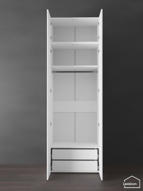 Шкаф с антресолью Linnea MHR-2POA-3 2450х800х510 (Белый-М 11.1.2) в Лесном - lesnoy.mebel24.online | фото 5
