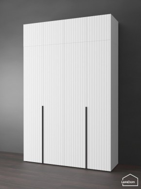 Шкаф с антресолью Linnea MHR-4A-1 2450х1600х510 (Белый-М 11.1.1) в Лесном по цене 36 420 руб. Шкаф с антресолью Linnea MHR-4A-1 2450х1600х510 (Белый-М 11.1.1) в Лесном - lesnoy.mebel24.online | фото