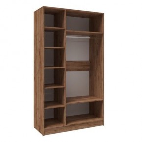 Шкаф Вегас 1200 Дуб крафт табачный/Дуб крафт белый в Лесном - lesnoy.mebel24.online | фото 2