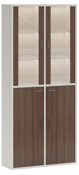 Шкаф-витрина Домино СУ(ш2в2)+2ФС+2ФГ в Лесном - lesnoy.mebel24.online | фото 2