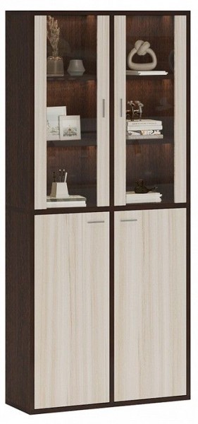Шкаф-витрина Домино СУ(ш2в2)+2ФС+2ФГ в Лесном - lesnoy.mebel24.online | фото 2