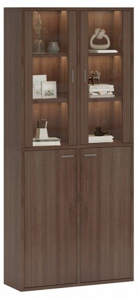 Шкаф-витрина Домино СУ(ш2в2)+2ФС+2ФГ в Лесном - lesnoy.mebel24.online | фото 2