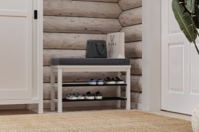Скамья 85х50 Кантри для обуви белая в Лесном - lesnoy.mebel24.online | фото 4