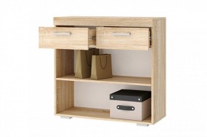СОНАТА ТС-900 Тумба 2дв, 2ящ. (дуб сонома/белый глянец) в Лесном - lesnoy.mebel24.online | фото 2