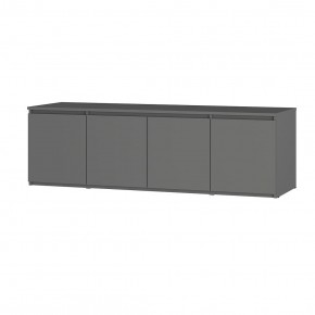 Спальня Симпл (графит) модульная в Лесном - lesnoy.mebel24.online | фото 29