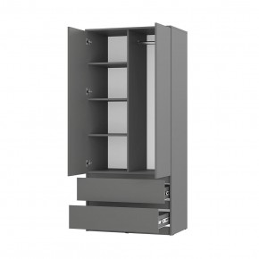 Спальня Симпл (графит) модульная в Лесном - lesnoy.mebel24.online | фото 32