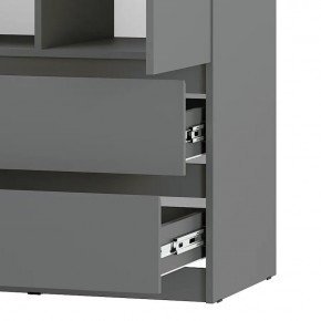 Спальня Симпл (графит) модульная в Лесном - lesnoy.mebel24.online | фото 36