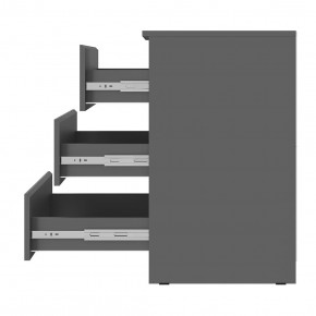 Спальня Симпл (графит) модульная в Лесном - lesnoy.mebel24.online | фото 4
