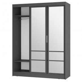 Спальня Симпл (графит) модульная в Лесном - lesnoy.mebel24.online | фото 50