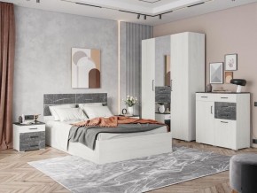 Спальня Теана Ясень Анкор светлый/Мрамор дарк в Лесном - lesnoy.mebel24.online | фото