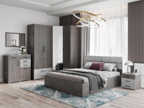 Спальня Теана Ясень Анкор темный/Мрамор лайт в Лесном - lesnoy.mebel24.online | фото