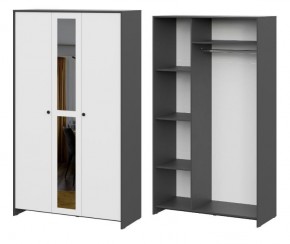 Спальный гарнитур Дольче (графит/белый) модульный в Лесном - lesnoy.mebel24.online | фото 6