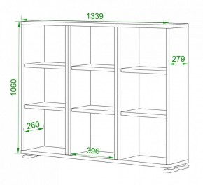 Стеллаж Домино нельсон ПУ-60-1 в Лесном - lesnoy.mebel24.online | фото 2