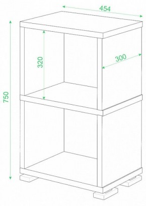 Стеллаж-колонка Домино СБ-15/2 в Лесном - lesnoy.mebel24.online | фото 2