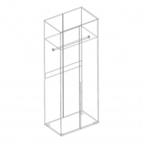 СТИЛ Шкаф 2-ств для одежды в Лесном - lesnoy.mebel24.online | фото 2