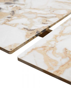 Стол ACERRA NEW 160 GLOSS GRAND JADE SOLID CERAMIC/ каркас цвета шампань, ®DISAUR в Лесном - lesnoy.mebel24.online | фото 8