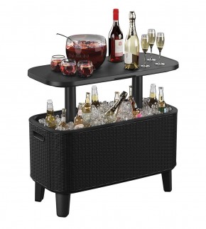 Стол Беви Бар (Bevy Bar Large Cool Bar), графит в Лесном - lesnoy.mebel24.online | фото 3