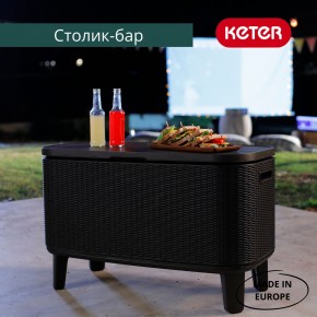 Стол Беви Бар (Bevy Bar Large Cool Bar), коричневый в Лесном - lesnoy.mebel24.online | фото 4