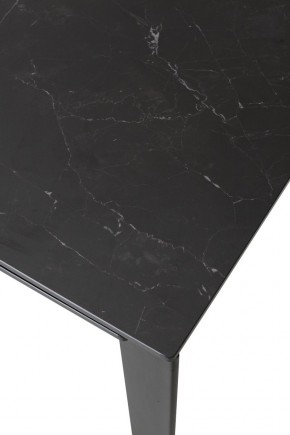 Стол CORNER 120 MATT BLACK MARBLE SOLID CERAMIC / BLACK, ®DISAUR в Лесном - lesnoy.mebel24.online | фото 5