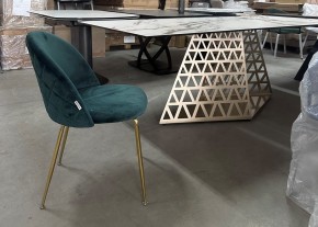 Стол ENNA 220 KL-188 Контрастный мрамор матовый, итальянская керамика/ каркас цвета шампань, ®DISAUR в Лесном - lesnoy.mebel24.online | фото 7