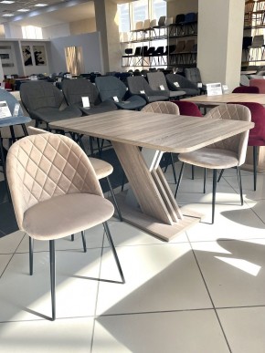 Стол EXEL 140 Дуб Трюфель/ Алюминий М-City в Лесном - lesnoy.mebel24.online | фото 2