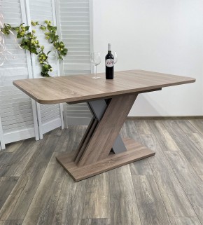 Стол EXEL 140 Дуб Трюфель/ Алюминий М-City в Лесном - lesnoy.mebel24.online | фото 3