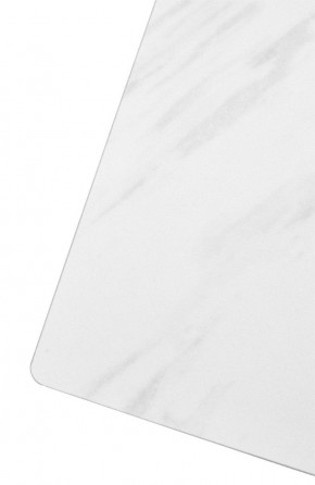 Стол FONDI 180 MARBLES KL-99 Белый мрамор матовый, итальянская керамика/ черный каркас, ®DISAUR в Лесном - lesnoy.mebel24.online | фото 6