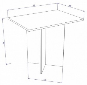 Стол журнальный Cross СЖ4 в Лесном - lesnoy.mebel24.online | фото 3
