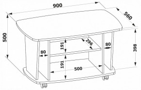 Стол журнальный СЖ-3 в Лесном - lesnoy.mebel24.online | фото 3
