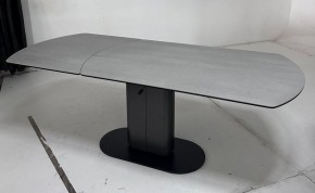 Стол KAI 140 TL-58 поворотная система раскладки, испанская керамика / Темно-серый / Черный, ®DISAUR в Лесном - lesnoy.mebel24.online | фото 4