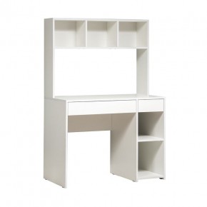 Стол компьютерный 12.77 F Комфорт (Белый РЕ шагрень) в Лесном - lesnoy.mebel24.online | фото 1