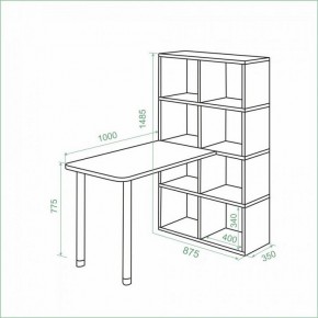 Стол компьютерный Bartolo в Лесном - lesnoy.mebel24.online | фото 3