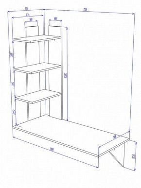 Стол компьютерный Домино Cross СтТ5 в Лесном - lesnoy.mebel24.online | фото 2
