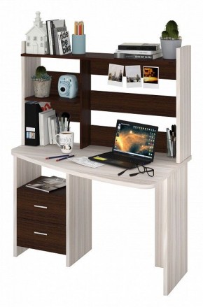 Стол компьютерный Домино Лайт СКЛ-Крл 120+НКЛ-120 в Лесном - lesnoy.mebel24.online | фото 2