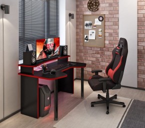 Стол компьютерный Домино Lite СКЛ-Игр140+НКИЛ140 в Лесном - lesnoy.mebel24.online | фото 2