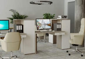 Стол компьютерный Домино Lite СКЛ-ПРЯМ100+ШК КБЕ в Лесном - lesnoy.mebel24.online | фото 2