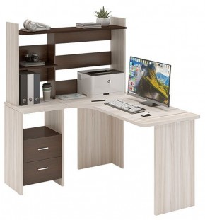 Стол компьютерный Домино Lite СКЛ-Угл130+НКЛ-120 в Лесном - lesnoy.mebel24.online | фото 2