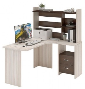 Стол компьютерный Домино Lite СКЛ-Угл130+НКЛ-120 в Лесном - lesnoy.mebel24.online | фото 2